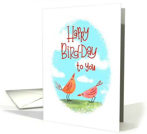 Birthday with Whimsical Birds card (1918578)