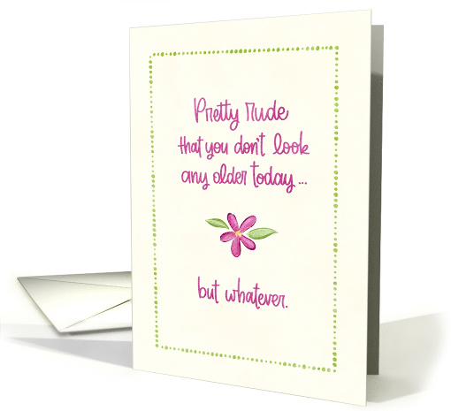 Birthday Age Joke Not Looking Older card (1931002)