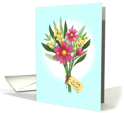 Thinking of You Bouquet Tied with String card (1933976)