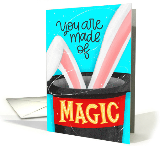 Birthday Made of Magic Rabbit Ears card (1934414)