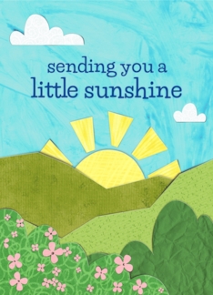 Thinking of You Sending Sunshine Paper Style