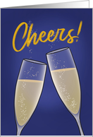 Wedding Congratulations Cheers with Champagne Flutes card