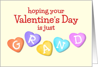 For Grandcparent Valentine Cany Hearts card