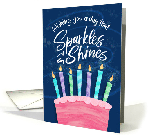 Birthday Cake Sparkle and Shine card (1967872)