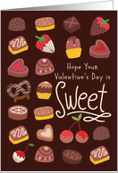 Valentine’s Day with Chocolate Covered Sweets card