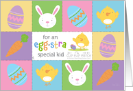 Easter Special Kid Matching Game Activity with Colorful Easter Items card