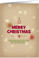 Simple Christmas Tree and a Snow Flake card
