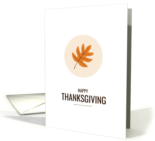 Simple Leaf for Thanksgiving card (1943704)