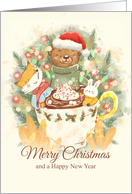 Cozy Christmas Trio card