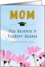 Mother&rsquo;s Day Funny Mom Therapy Degree Humor card