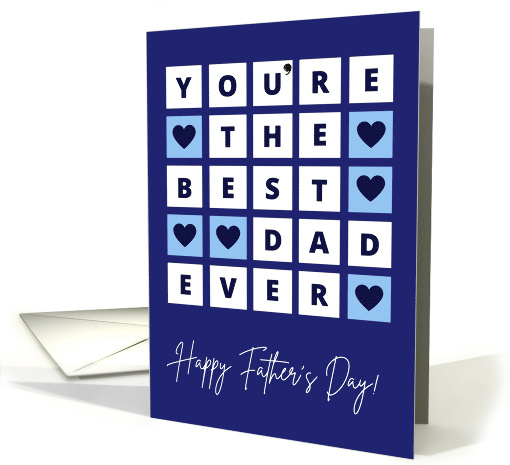 Happy Father's Day Letter Art card (1922008)