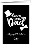 Minimalist Father’s Day Celebration card