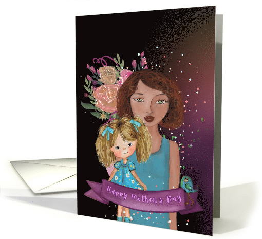 To Mom on Mothers Day Whimsical Mother's Day Art card (1922396)