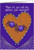 Halloween Spiders Joke card