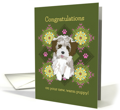 Congratulations with New Puppy card (1962816)