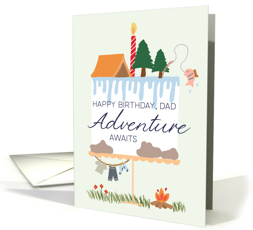 Dad Adventure Birthday card (1963004)