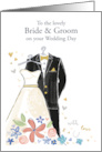 Wedding Day Congratulations for the Bride and Groom card