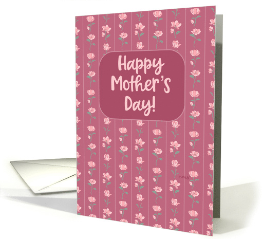 Happy Mothers Day With Pink Magnolia Flowers card (1944508)