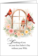 First Father's Day Without Wife Cardinals Remembrance