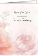 Cancer Support Here for You Gentle Comfort Message card