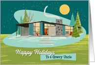 Christmas for Uncle Mid Century Modern Style