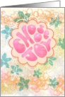 Choose Joy Hand Lettered Uplifting Abstract card