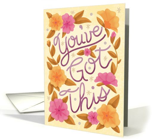 You Got This Floral Encouragement and Support card (1971248)