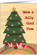 Christmas Have a Jolly Good Time card