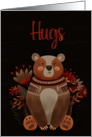 Get Well Whimsical Bear Hugs Feel Better card