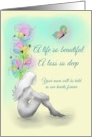 Loss of Mother Sympathy Religious a Life so Beautiful a Loss so Deep card