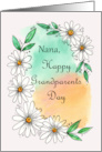 Nana Happy Grandparents Daisy Chain card