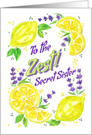 Secret Sister Happy Birthday to the Zest Lemons and Lavender