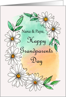 Happy Grandparents Day Nana and Papa Daisy Chain