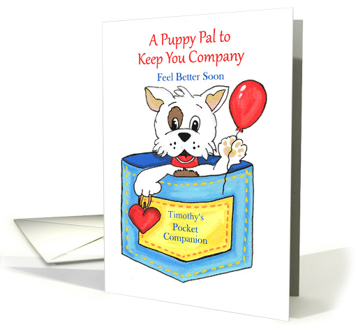 Childs Feel Better Soon Puppy Pal Pocket Companion... (1995508)