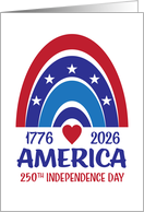 America 250th Independence Day Fourth of July