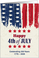 Fourth of July America's 250th Anniversary