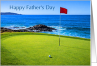 Fathers Day Coastal Golf Green with Ocean View