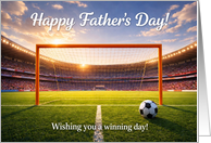 Father's Day Soccer Stadium Winning Day