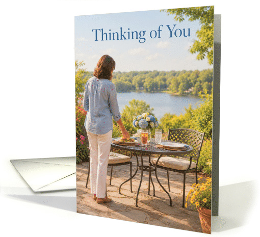 Thinking of You Lakeside Table Set for Two card (1989816)
