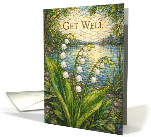 Get Well Lily of the Valley by Lakeside card (1993880)