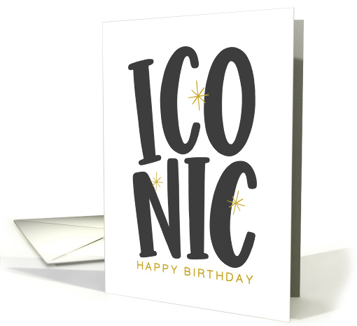 Iconic Bold Happy Birthday Digital Doodle card (1987432)