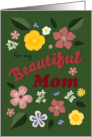 Mother&rsquo;s Day Beautiful Mom Woodland Flowers card