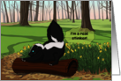 Stinker Skunk Asking for Forgiveness card