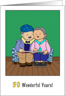 50th Wedding Anniversary for Elderly Spouse