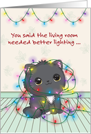 Better Lighting Fixed It One Cat Custom Christmas