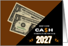 Happy New Year 2027 Good Fortune card