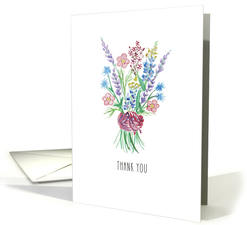 Thank You Wildflowers Bouquet card (1994324)
