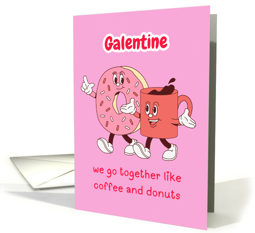 Friendship Galentine's Day Coffee and Donut card (1994398)