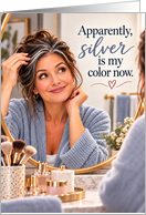 First Grey Hair Congratulations Silver Style