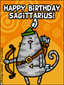 happy birthday, zodiac, sagittarius, archer,